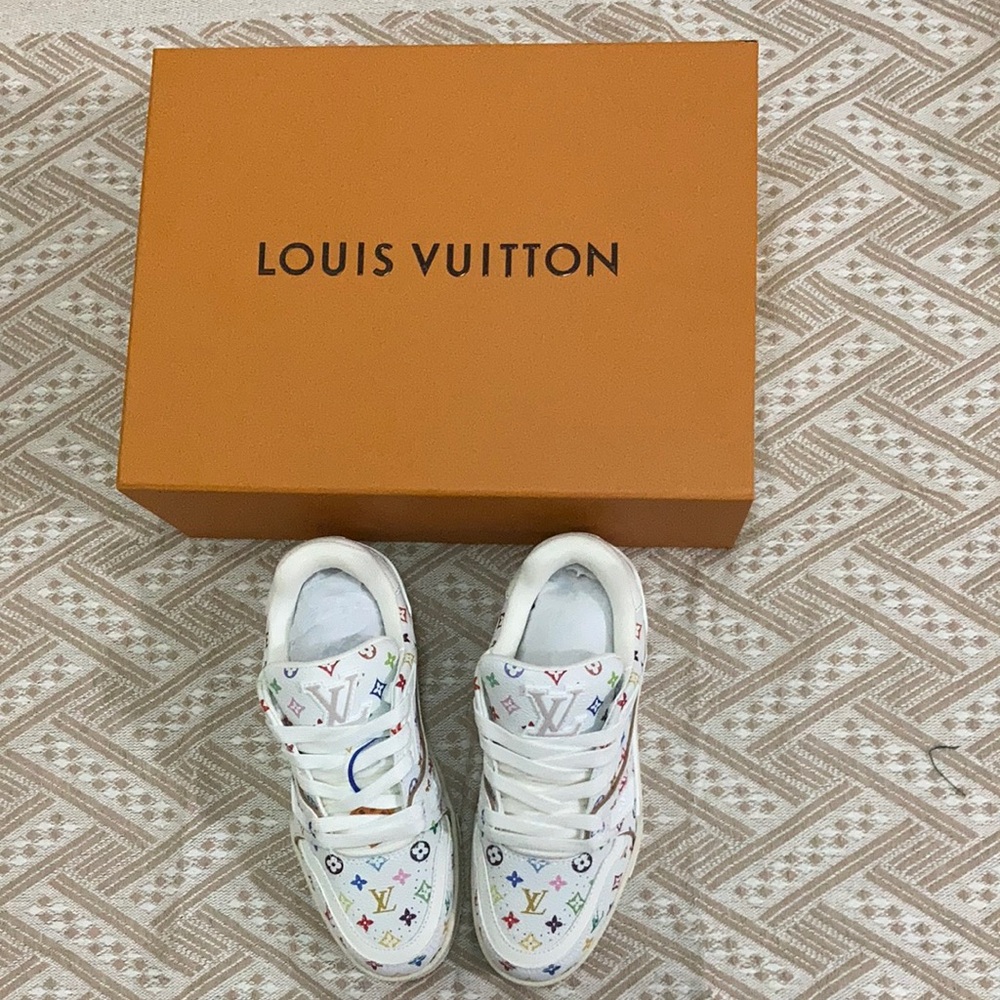 Louis Vuitton Trainer Sneakers Size 8 - Picture 3 of 11